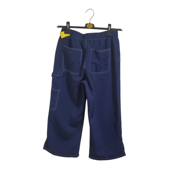 Beige Botany Womens Blue Cargo Capris Pants Size Small - Picture 2 of 7